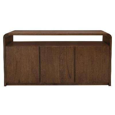 gatsby solid white cedar 3 door buffet natural 