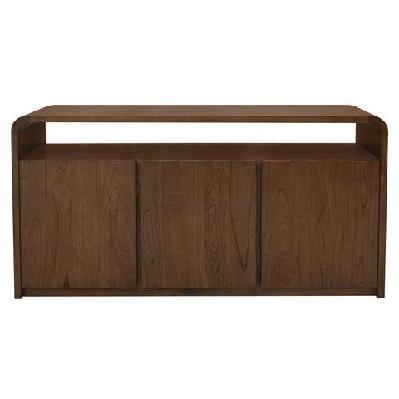 gatsby solid white cedar 3 door buffet natural 