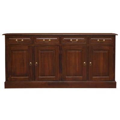 tasmania 4 door 4 drawer buffet white caramel 