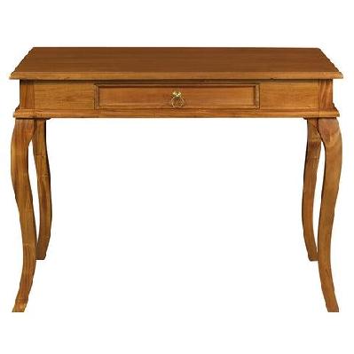 queen anne 1 drawer sofa table mahogany 