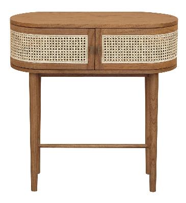 kelly 2 door console table (almond) 