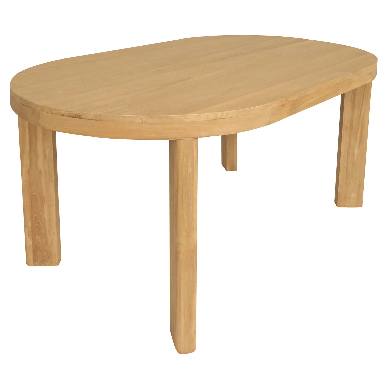 apollo oval dining table - natural