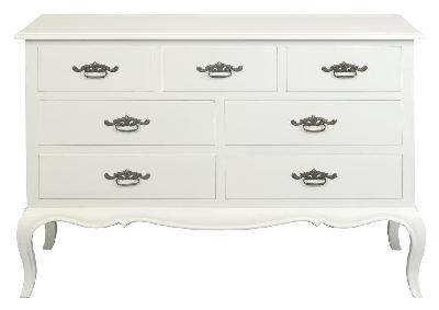 french provincial 7 drawer tallboy light pecan 