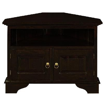 tasmania 2 door corner tv stand white 