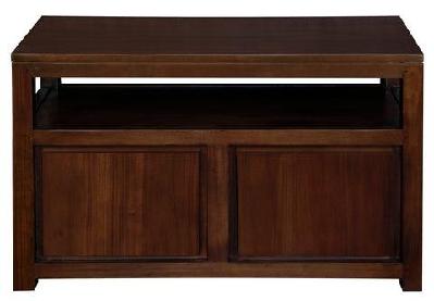 amsterdam 2 door tv stand mahogany 