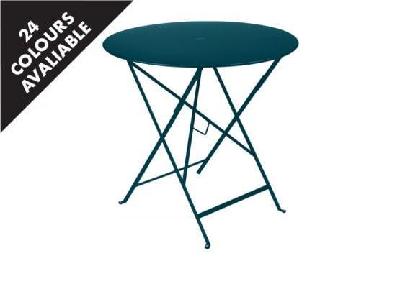 bistro folding round table 77cm by fermob - cactus 