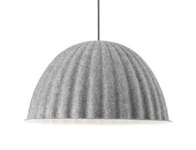 under the bell grey pendant by iskos berlin for muuto - 82cm dia 