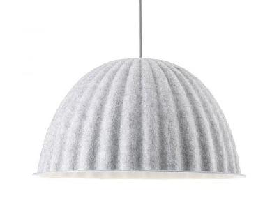 under the bell white melange pendant by iskos berlin for muuto - 55cm dia