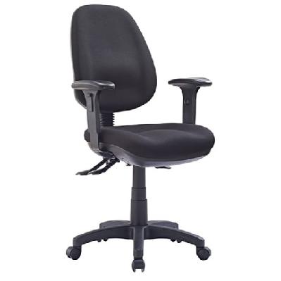 p350hc-mb task chair - high back, black with arms