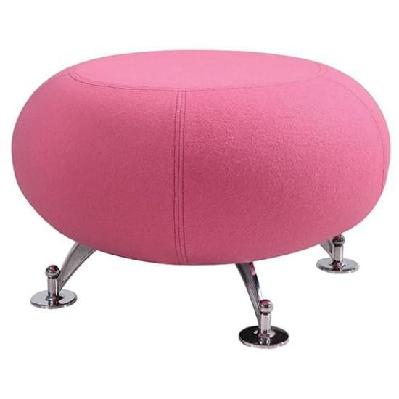 radius cantaloupe reception area ottoman 