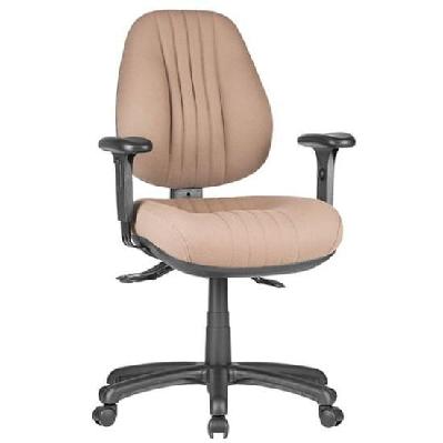 safari upholstered ergonomic task chair - high back with arms 