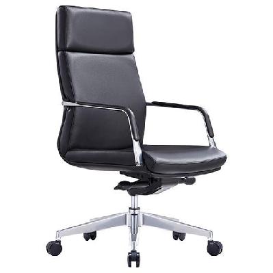 select high back executive chair - with arms - leather 