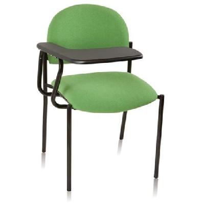 vera upholstered training chair with tablet arms 