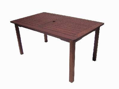 malay rectangular dining table 1.5m 