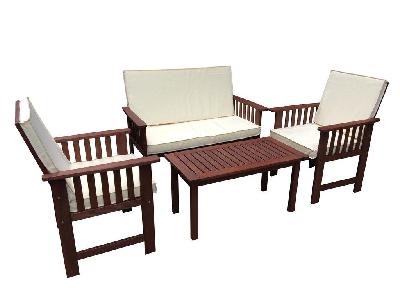 matahari 4pc lounge setting with cushions 