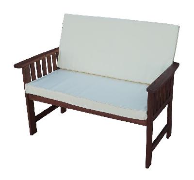 matahari 2 seater bench with cushion 