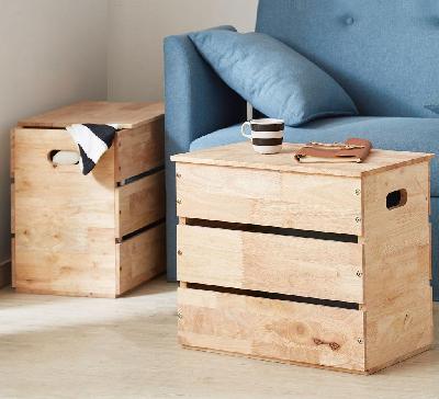 multi-functional wooden storage container/box
