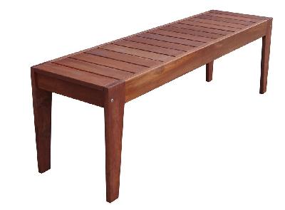 lazio backless 3 seater bench