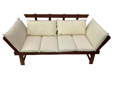aruba day bed with premium cushions charcoal 