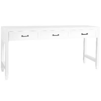 sh griffin desk white with black handle 