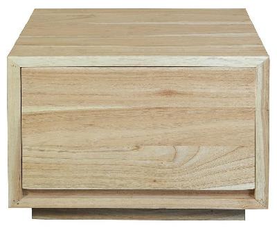 ct oscar 1 drawer low bedside in natural finish 