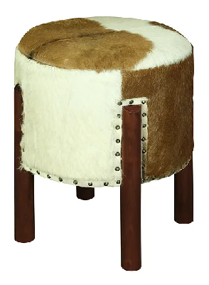 ct natura ufo goat leather ottoman 