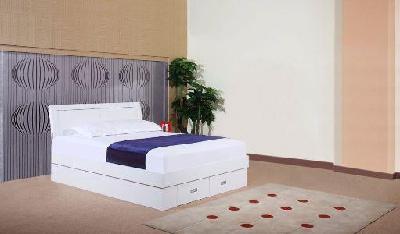 bt mosman gas lift bed with bedend drawers - double 