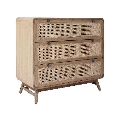 cr vincent solid timber framed 3 drawer chest 
