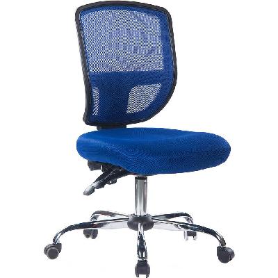 diamond duo ergonomic office task chair medium mesh back - blue 