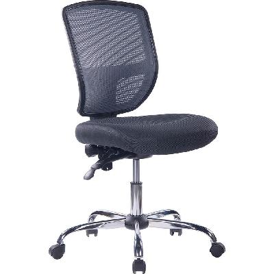 diamond duo ergonomic office task chair medium mesh back - grey 