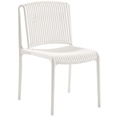 nes chair ivory white 