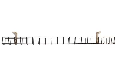 wiring single tier cable basket 1550mm black