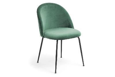 como mystere luxury dining or breakout chair - black base 