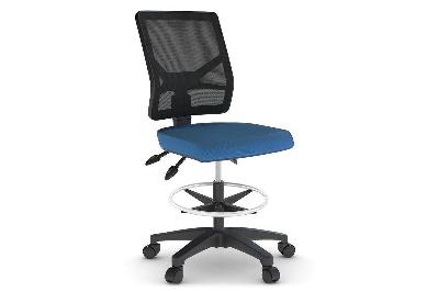 heron ergonomic drafting chair - mesh back 