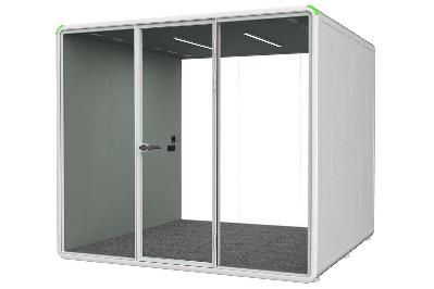 nest xl meeting booth [echo panel with fabric] 