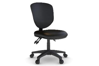 plover ergonomic synthetic leather office chair - task chair 