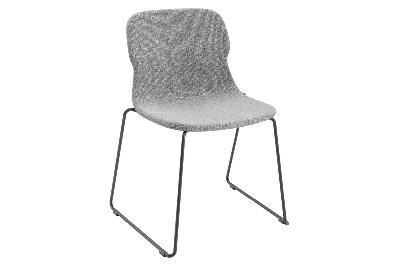 sammy fabric chair - sled base 