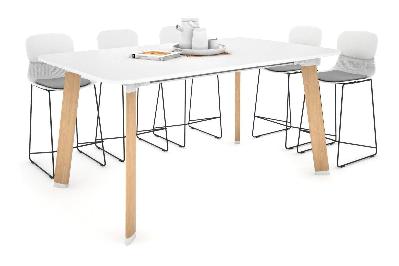 switch collaborative large counter high table [1800l x 1100w with rounded corners] 