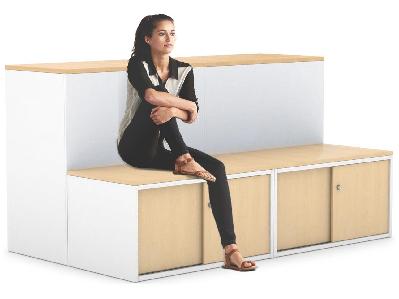 uniform activity module - med sliding 4 door credenza with low sliding 4 door credenza 