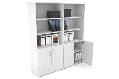 uniform large storage cupboard with small doors [1600w x 1870h x 450d] 