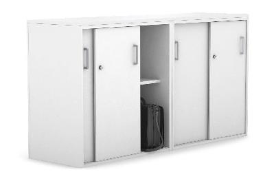 uniform medium sliding door credenza [1600w x 900h x 450d] 