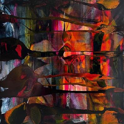 gilded cage - fine art prints 61 x 61cm / 420gsm satin canvas / stretched on canadian spruce pine 