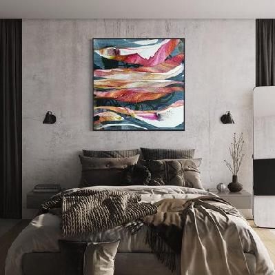 mockingbird - fine art prints 91 x 91cm / 420gsm satin canvas / stretched with black timber frame 