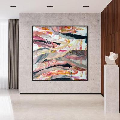 sundaze - fine art prints 122 x 122cm / 420gsm satin canvas / rolled in mailing tube 