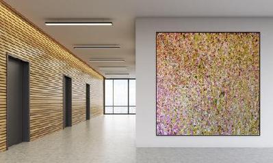 monet's garden iii - fine art prints 915 x 915cm / 260gsm cotton rag paper / rolled in mailing tube 