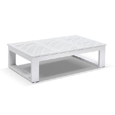 santorini outdoor aluminium coffee table charcoal 