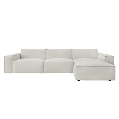 brighton indoor 3 seater fabric sofa lounge with ottoman 