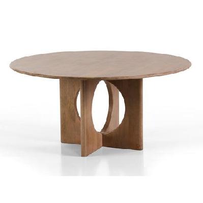 glenorie round indoor timber dining table 