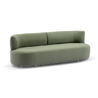 onslow 3 seater outdoor fabric lounge in sunbrella la palmer green 