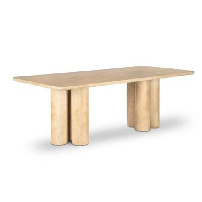 torquay indoor 2.2m timber dining table 